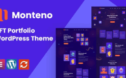 Monteno v1.0 NFT Portfolio WordPress Theme