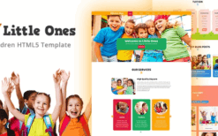 Little Ones v1.0 One Page Children/Daycare WordPress Theme