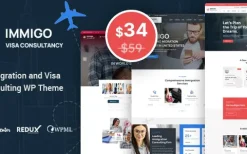 Immigo v1.3 immigration and Visa Consulting WordPress Theme