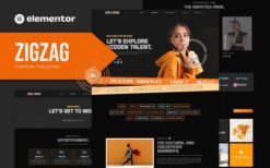 Zigzag – Creative Industries Elementor Template Kit