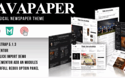 Javapaper v1.7.0 Classic Newspaper Theme