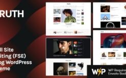 Truth (v1.6.0) Full Site Editing (FSE) Blog WordPress Theme