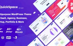 QuickSpace v1.2.0 Multipurpose WordPress Theme for SaaS Agency