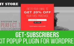 Get Subscribers v1.8.0 Exit Popup for WordPress
