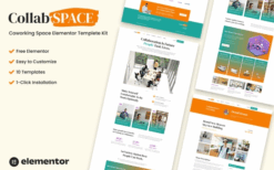 Collabspace – Coworking Space Elementor Template Kit