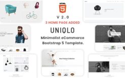 Uniqlo v2.0.1 Minimal HTML Template