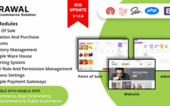 * Rawal (v1.1.9) All in One Laravel Ecommerce Solution with POS for Single & Multiple Location Business Brand