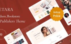 Cetara v2.0 Beautiful WordPress Theme for Authors