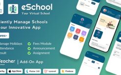 eSchool v3.3.2 Virtual School Management System Flutter App with Laravel Admin Panel [Avtivated]