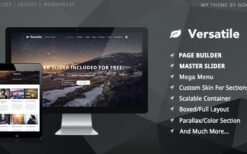 Versatile v1.5.1 Responsive Multi-Purpose WP Theme