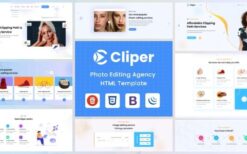 Cliper v1.0 Image Editing Agency HTML Template