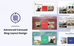 Advanced Carousel Blog Layout Design v1.0.0
