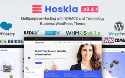 Hoskia (v3.5) Multipurpose Hosting with WHMCS Theme