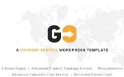 GO Courier v2.5.4 Delivery Transport WordPress Theme