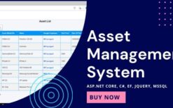 Asset Management System with Barcode v2.0.0 ASP.NET Core | EF Core | .NET Core 6.0