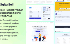 DigitalSell v2.0 Digital Product And Subscription Selling Platform (SAAS)