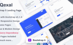 Qexal v1.0.0 Bootstrap 5 Landing Page Template