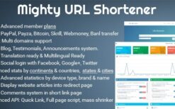 Mighty URL Shortener v3.5.1 Short URL Script