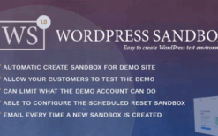 WordPress Sandbox v1.0.3 Easy To Create a Test Environment