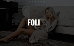 Foliex v1.0 One Page Portfolio WordPress Theme