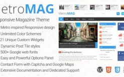 Metro Magazine Responsive WordPress Theme v3.1