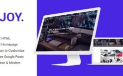 Joy v1.0 Creative Agency and One page HTML5 And Sass Template