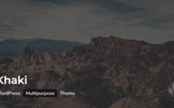 Khaki v2.0.11 Responsive Multi-Purpose WordPress Theme