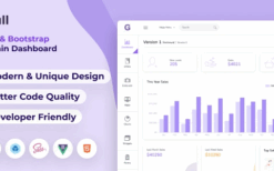 Gull v2.5.0 HTML & Vuejs Admin Dashboard Template