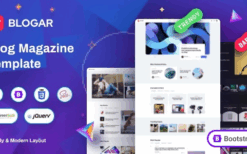 Blogar v1.2.7 Blog Magazine Template