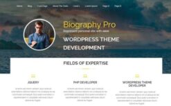 Biography Pro WordPress Theme v2.8.7
