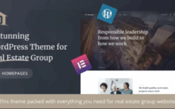 Housale v1.0 Real Estate Group WordPress Theme