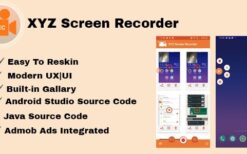 XYZ Screen Recorder v1.0 Native Android App | Admob Ads