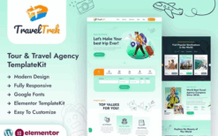 Travel Trek – Tour and Travel Agency Elementor Template Kit