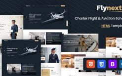 Flynext v1.0 Private Airlines Charters HTML Template