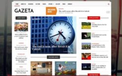 Gazeta v1.6 News & Magazine Drupal 9 Theme **