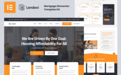 Lendevi – Mortgage Elementor Template Kit