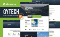 Gytech – Green Energy & Technology Elementor Pro Template Kit