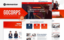 Gocorps – Corporate & Business Service Elementor Kit
