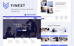 Finest – Financial & Tax Advisor Elementor Template Kit