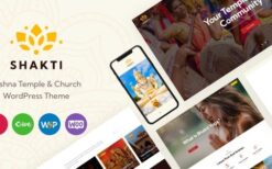 Shakti (v1.16.0) Krishna Temple & Church WordPress Theme