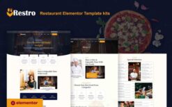 Restro – Restaurant Elementor Pro Template Kit
