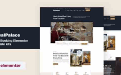 Royalpalace – Hotel Booking Elementor Pro Template Kit