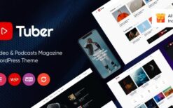 Tuber v1.12.0 Video Blog & Podcast WordPress Theme