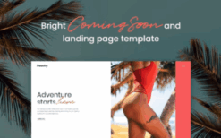 Peachy v1.0 Bright Coming Soon and Landing Page Template