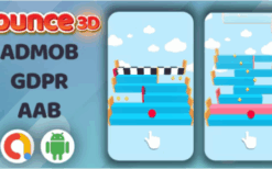 Bounce3D v1.0.1 Jumping Ball Android Game + Admob