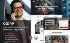 Coorp – Multi-purpose Business Solutions Elementor Template Kit