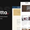 Rosetta (v1.5) Minimalist & Typography Based WordPress Blog Theme