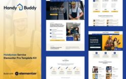 Handy Buddy – Handyman Services Elementor Pro Template Kit