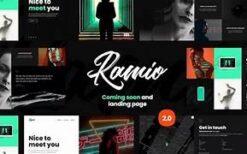 Ramio – Clean Coming Soon and Landing Page Template
