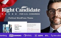 Right Candidate v1.1.4 Election Campaign and Political WordPress Theme
